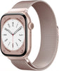 Apple watch Band 49/46/45/44/42mm| Milanese Loop Metal Bands | Rose Gold