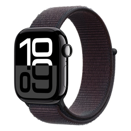 Nylon Sport Strap Band Compatible with Apple Watch Series 10 |8 Ultra | Ultra 2 |9 | 8 | 7 | 6, 49/45/44/42mm Soft Breathable Adjustable Sport Replacement Strap for Men and Womens