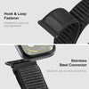 Apple watch Band 49/46/45/44/42mm| Nylon Sport Strap | Rcflector Black