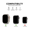 (Pack of 3) Silicone Sport Band & Nylon Loop Strap for Apple Watch Series 10 | Ultra 2 | 8 Ultra | 9 | 8 | 7 | 6, 49/46/45/44/42mm - Black/Brown/Red