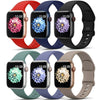 5 Pack Silicone Sport Band for Apple Watch 42/44/45/49mm Multi2