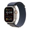 Apple Watch Band 46mm 45mm 44mm 42mm 49mm| Nylon Straps | Blue/Gray