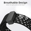 (Pack of 2) Magnetic Buckle Silicone Band For Apple watch 49/45/44/42mm -Black/Dark Blue