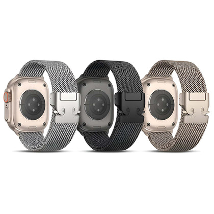 Milanese Loop Bands (3-Pack) – Black/Silver/Starlight