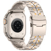 Stainless Steel Band for Apple Watch Band 49mm 46mm 45mm 44mm 42mm- Titanium