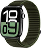 Apple watch Band 49/46/45/44/42mm| Nylon Sports Loop Band | Dark Green