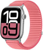 Apple watch Band 49/46/45/44/42mm| Nylon Sports Loop Band | Rose Pink