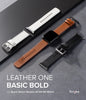 Leather One Basic Bold Apple Watch Band For Apple Watch 42 / 44 / 45mm / 49mm| Brown