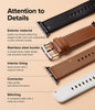 Leather One Basic Bold Apple Watch Band For Apple Watch 42 / 44 / 45mm / 49mm| Brown