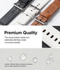 Leather One Basic Bold Apple Watch Band For Apple Watch 42 / 44 / 45mm / 49mm| White