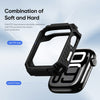 2-Pack Frame-Only TPU Case for Apple Watch 46mm – Black & Silver