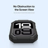 2-Pack Frame-Only TPU Case for Apple Watch 46mm – Black & Clear