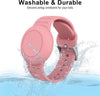 Airtag Silicone Bracelet for Kids – Pink & Purple