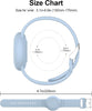 Airtag Silicone Bracelet for Kids – White & Blue