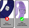 2-Pack Airtag Silicone Bands for Kids – Pink & Purple