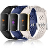 Fitbit Charge 6 Bands/Fitbit Charge 5 Bands| Soft Silicone Band | Black / Navy Blue / Starlight
