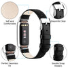 Leather Strap For Fitbit Luxe Strap - Black