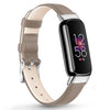 Leather Strap For Fitbit Luxe Strap - Light Brown