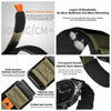 22mm Watch Band For Garmin Fenix E/Fenix8 AMOLED 47mm| Rugged Nylon Quick-Fit Watch Band | Green