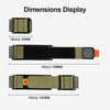 22mm Watch Band For Garmin Fenix E/Fenix8 AMOLED 47mm| Rugged Nylon Quick-Fit Watch Band | Green