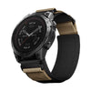 22mm Watch Band For Garmin Fenix E/Fenix8 AMOLED 47mm| Rugged Nylon Quick-Fit Watch Band | Gold
