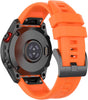 22mm Watch Band For Garmin Fenix E/Fenix8 AMOLED 47mm| 22mm Silicone Band | Orange