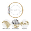 2-Pack Stainless Steel Bands for Galaxy Watch Ultra 47mm – Gold/Silver