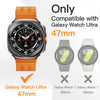 2-Pack Hard Case for Galaxy Watch 7 Ultra 47mm – Black