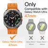2-Pack Hard Case for Galaxy Watch 7 Ultra 47mm – Titanium