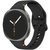 Silicone Bands For Samsung Galaxy Watch 8 Band 40mm 44mm, Galaxy Watch 8 Classic Band 46mm 
- 
Black