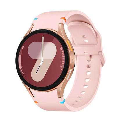 Silicone Bands For Samsung Galaxy Watch 8 Band 40mm 44mm, Galaxy Watch 8 Classic Band 46mm 
- Pink Sand