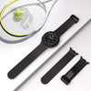 Soft Silicone Sport Band for Samsung Galaxy Watch 8 40mm/44mm/Classic 46mm- Black