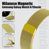 Milanese Loop Metal Band for Samsung Galaxy Watch 8 Band 40mm 44mm- Gold