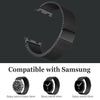 Milanese Loop Metal Band for Samsung Galaxy Watch 8 Band 40mm 44mm/8 Classic 46mm Women Men- Silver