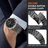 Metal Band For Samsung Galaxy Watch 8 Band 40mm 44mm/Galaxy Watch 8 Classic 46mm for Men Women- Black