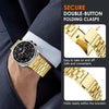 Metal Band For Samsung Galaxy Watch 8 Band 40mm 44mm/Galaxy Watch 8 Classic 46mm for Men Women- Gold