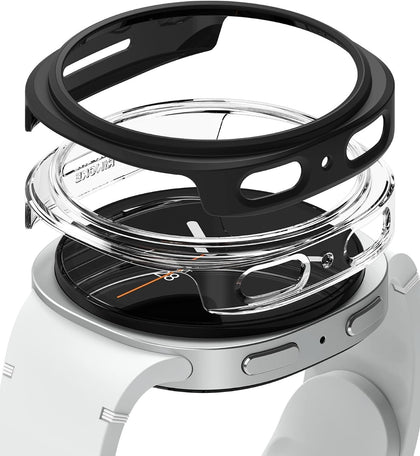 Samsung Galaxy Watch 8 40mm Case| Slim Series |Clear & Matte Black