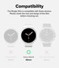 Samsung Galaxy Watch 8 44mm Case| Slim Series |Clear & Matte Black
