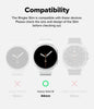 Samsung Galaxy Watch 8 44mm Case| Slim Series |Clear & Alpine Clear