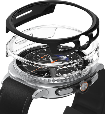 Samsung Galaxy Watch 8 Classic 46mm Case| Slim Series |Clear & Matte Black