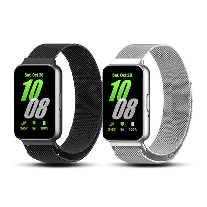 2-Pack Milanese Loop Bands for Galaxy Fit 3 – Stainless Steel