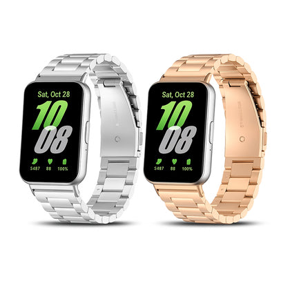 2-Pack Metal Bands for Galaxy Fit 3 – Stainless Steel