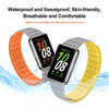 Samsung Galaxy Fit 3 | Silicone Loop Magnetic Watch Band | Beige/orange