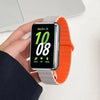 Samsung Galaxy Fit 3 | Silicone Loop Magnetic Watch Band | Beige/orange