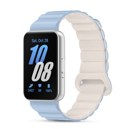 Samsung Galaxy Fit 3 | Silicone Loop Magnetic Watch Band | Light blue