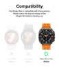 Samsung Galaxy Watch Ultra 47mm Case + Tempared Glass Sceen Protector [Combo] - Matte Black