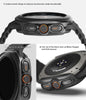 Samsung Galaxy Watch Ultra 47mm Case + Tempared Glass Sceen Protector [Combo] - Titanium Black