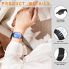 2-Pack Milanese Loops for Huawei Watch Fit 4/3 – Rose Gold/Gold