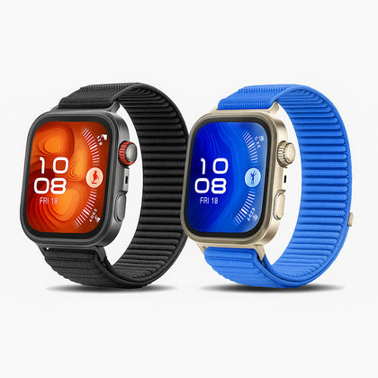 Nylon Sports Strap For Huawei Watch Fit 3/Fit 4/Fit 4 Pro - Black, Blue