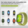 Nylon Sports Strap For Huawei Watch Fit 3/Fit 4/Fit 4 Pro - Black, Blue